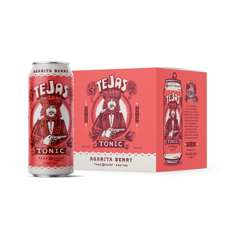 Tonic - 4pk/16oz 30mg - Agarita Berry