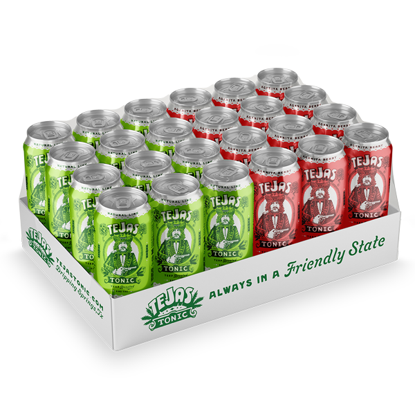 Tonic - 24ct case/16oz 30mg - Mixed Natural Lime & Agarita