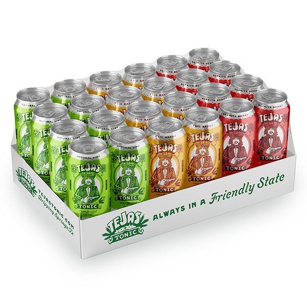 Tonic - 24ct case/16oz - Mixed Natural Lime/Agarita Berry/Frio Mango