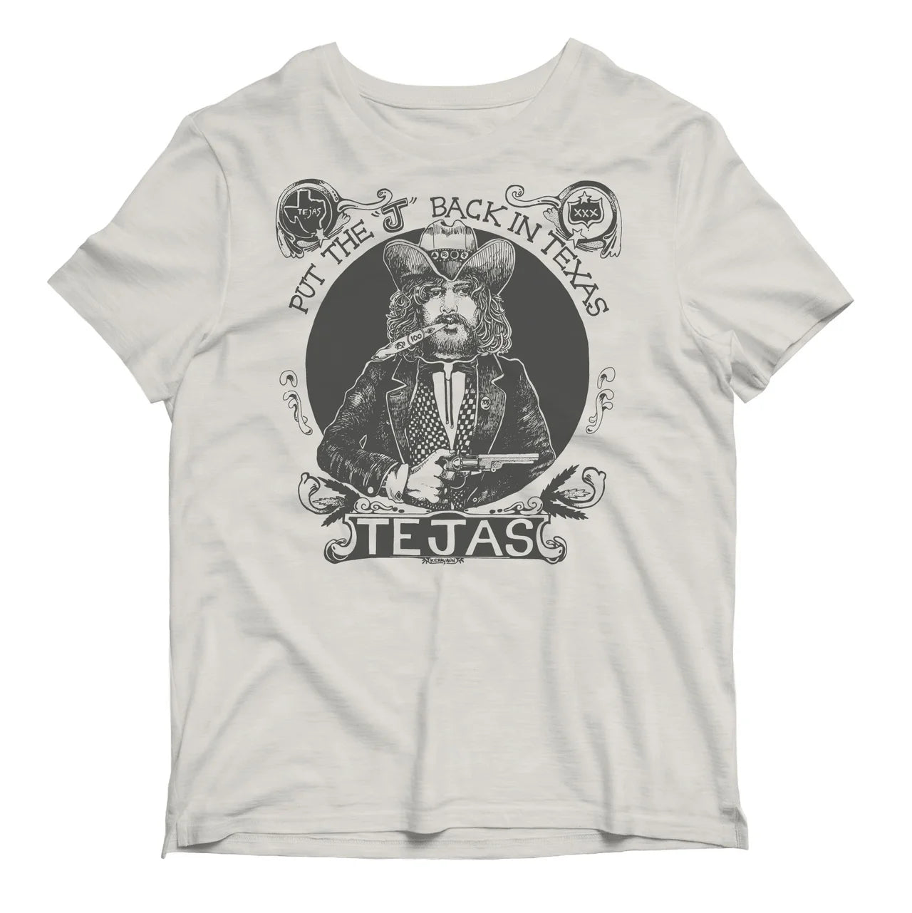 Put The "J" Back in Texas Tee - Ivory