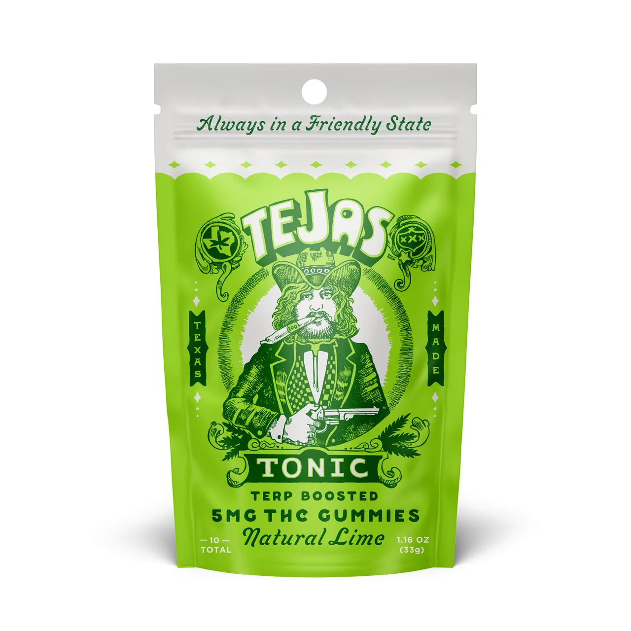 Gummy - 10ct 30mg - Natural Lime