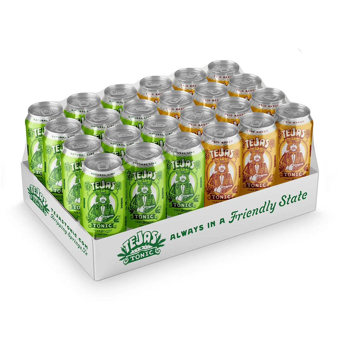 Tonic - 24ct case/16oz 30mg - Mixed Natural Lime & Frio Mango