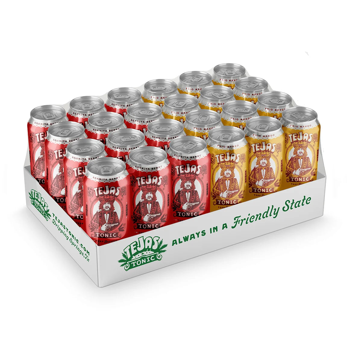 Tonic - 24ct case/16oz 30mg - Mixed Agarita Berry & Frio Mango