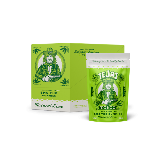 Gummy - 10ct Pouches Case - Natural Lime