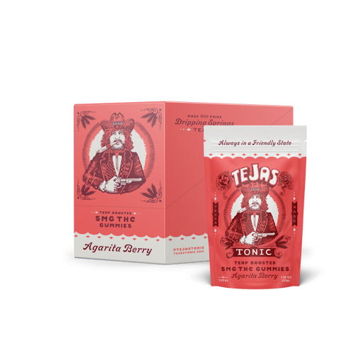 Gummy - 10ct Pouches Case - Agarita Berry