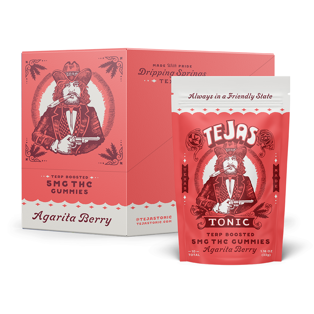 Gummy - 10ct Pouches Case - Agarita Berry
