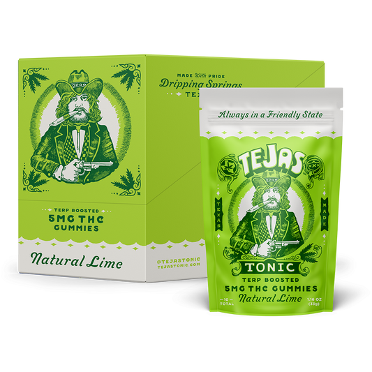 Gummy - 10ct Pouches Case - Natural Lime