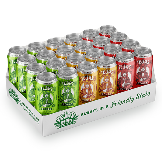 Tonic - 24ct case/16oz 30mg - Mixed Natural Lime/Agarita Berry/Frio Mango