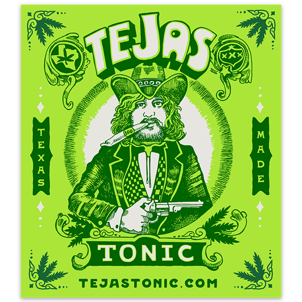 Tejas Tonic Sticker - Green