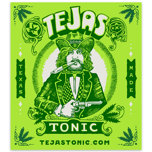 Tejas Tonic Sticker - Green